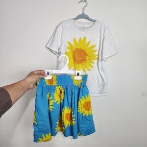 Stella McCartney sunflower skirt set